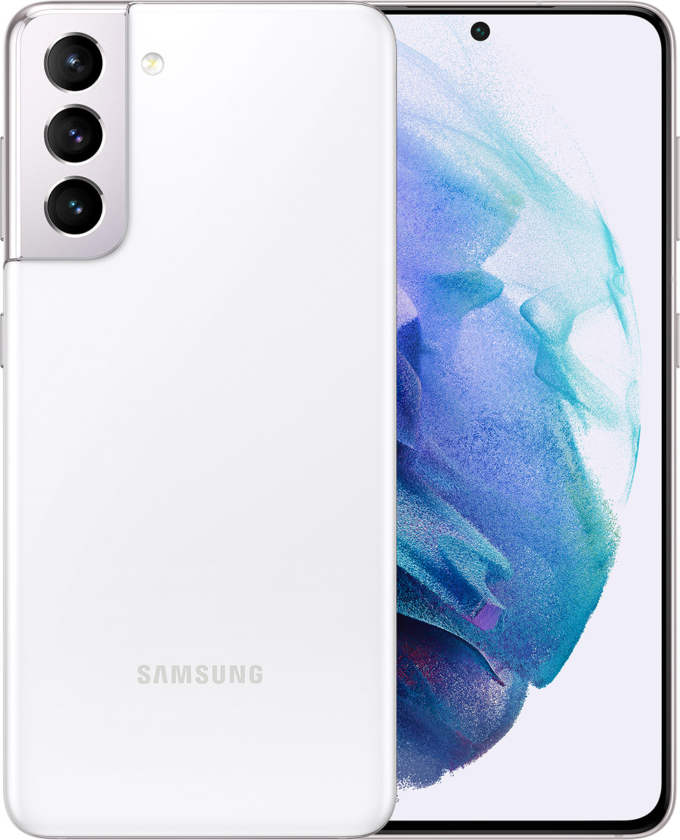 Samsung Galaxy S21 128 ГБ, Белый (Phantom White)